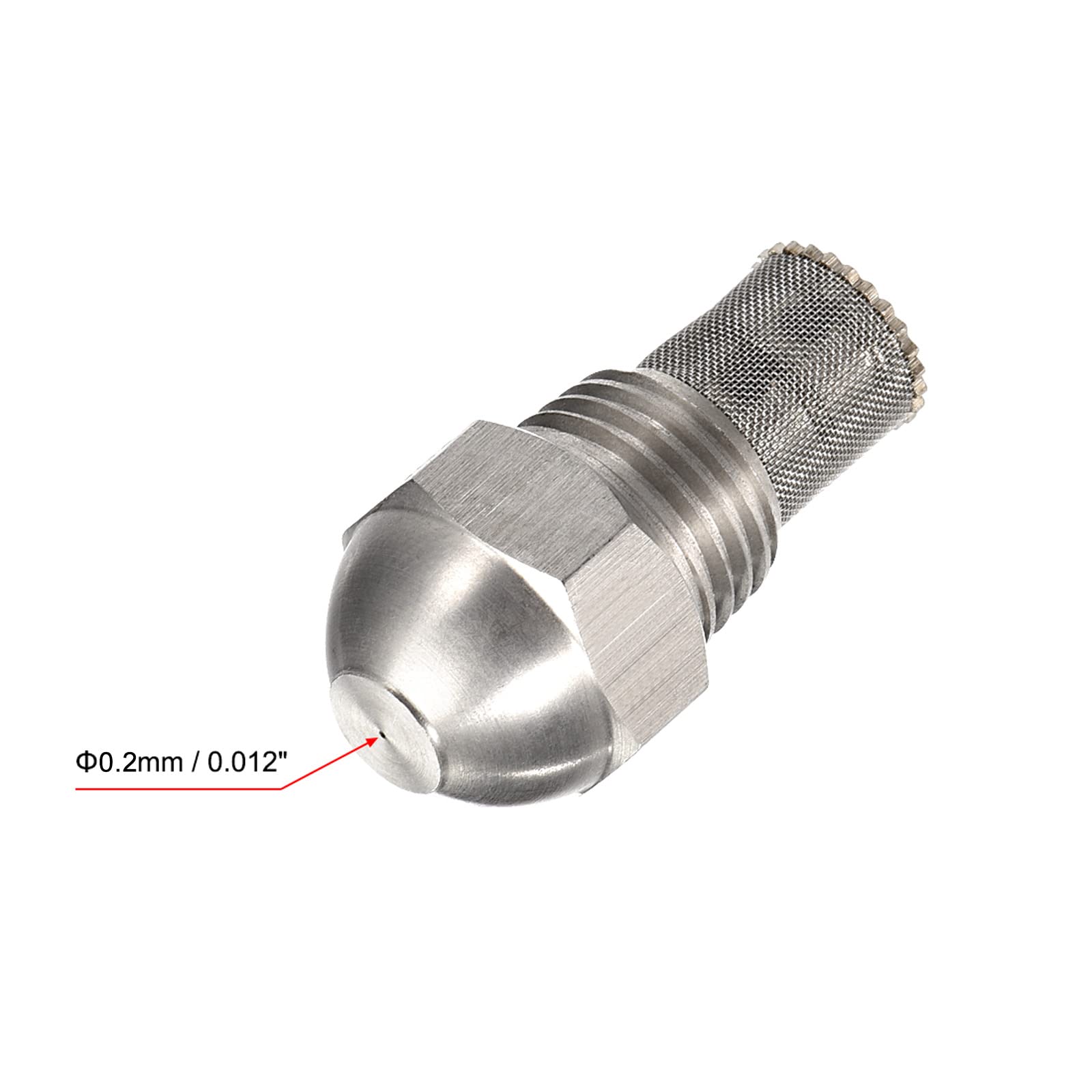 Amazon.com: uxcell Mist Nozzle - 1/4BSPT 0.2mm Orifice Dia 304
