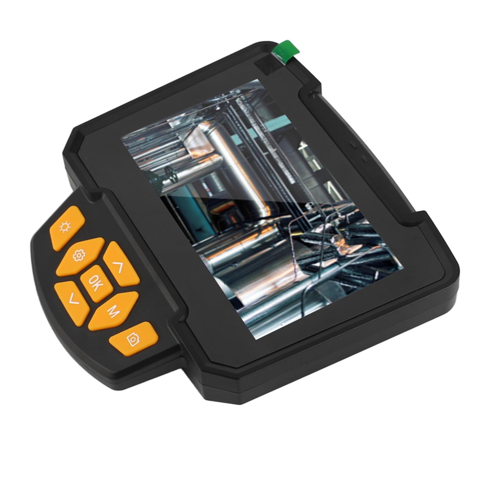 Cámara Endoscópica Industrial de Mano HD con 6 LED para Inspección Automotriz y Maquinaria Industrial LCD de 4,3" (1 m (3,28 pies))