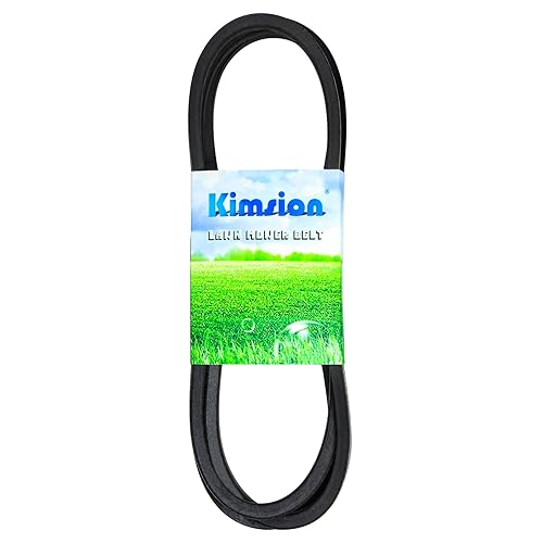 Kimsion 144959 532144959 - Cinturón de cubierta (1/2 pulgadas x 95 1/2 pulgadas) para Craftsman LT1000, LT2000, LT3000, DYT4000 y Husqvarna, Poulan,