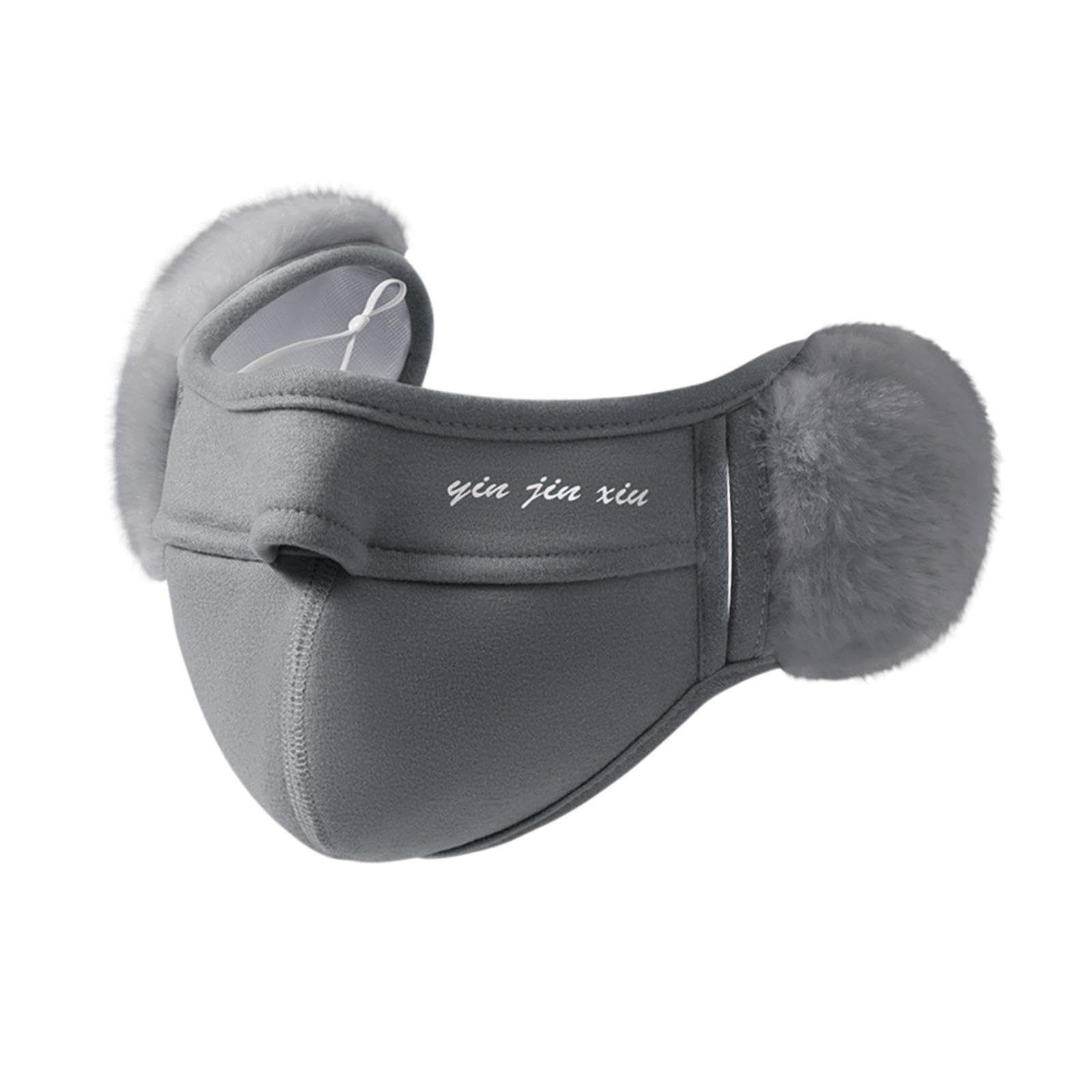 calandis CALANDIS™ Winter Half Face Mask Nose Warmer Thick Ear Muff for Hiking Skiing Men Women Light Gray | Masks & Eye Masks | Accessories | Costumes, Reenactment, Theater-picture-55