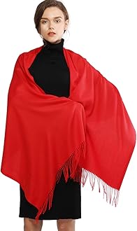 Women's Scarf Pashmina Shawls and Wraps for Evening Dress Bridesmaid Wedding Bridal Winter Warm Long Large Scarves