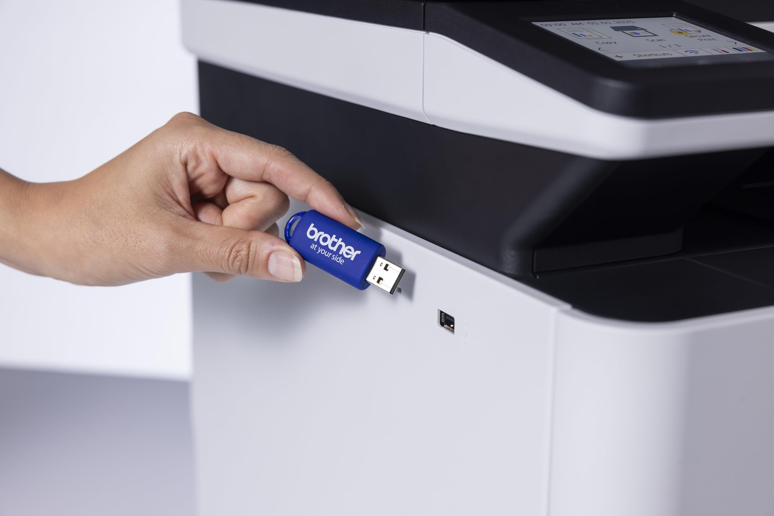 Brother DCPL8630CDW | Multifunzione Laser a Colori | 31 ppm| Stampa e Copia Fronte/Retro | Touchscreen da 8.8 cm| WiFi, LAN, USB | Inbox toner da 3.000 pag (Nero) e 1.800 pag (colori CMY)
