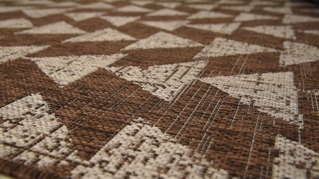 Tapete estilo tribal geométrico para interior y exterior 3x5 miniatura 7