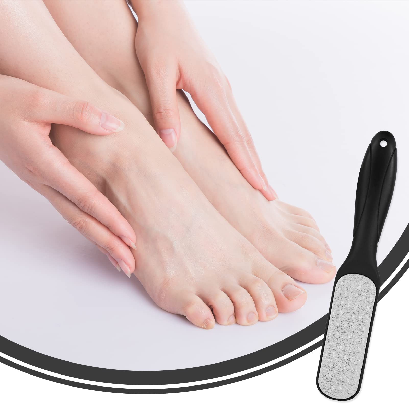 Image secondaire de Lime pour Pieds Professionnel,Râpe à pieds - Double Face Râpe à Pieds - de Pédicure Pied à Double Face Fichiers- pour Enlever la