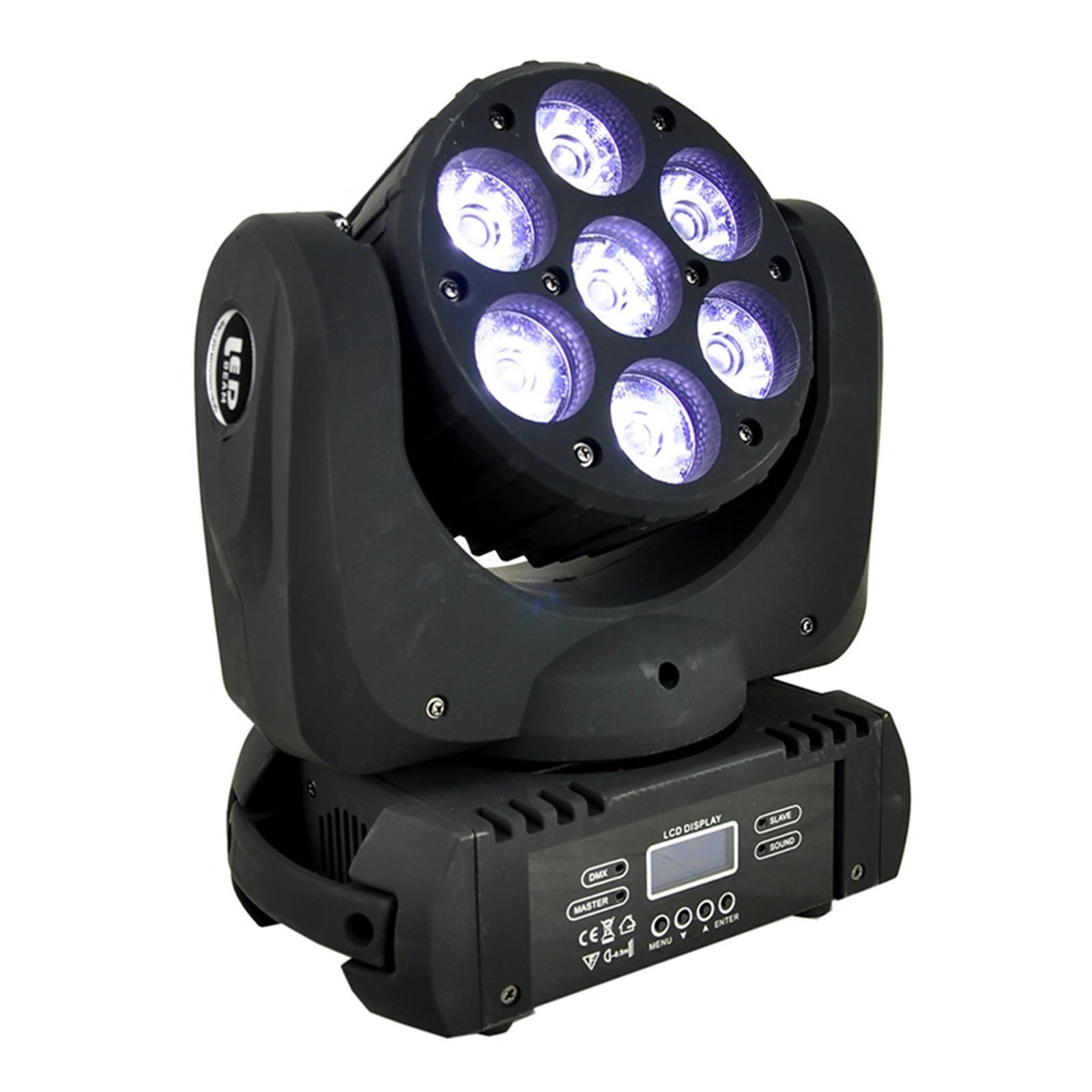 Światła imprezowe LED 7x12W RGBW Zoom Beam oświetlenie z ruchomą głowicą z DJ Disco KTV Bar klub nocny światło sceniczne wakacje ślub dekoracje świąteczne