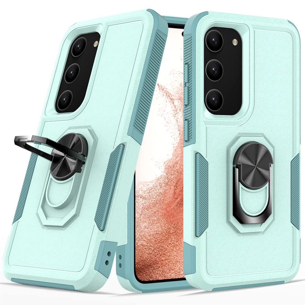 Pirum® Case Compatible with Samsung Galaxy S23 Plus Military Grade Shockproof case with Metal Ring Kickstand (Aqua)(Sea-Wolf Series Cover) (B0BNXQ3H5S) Amazon Price History, Amazon Price Tracker