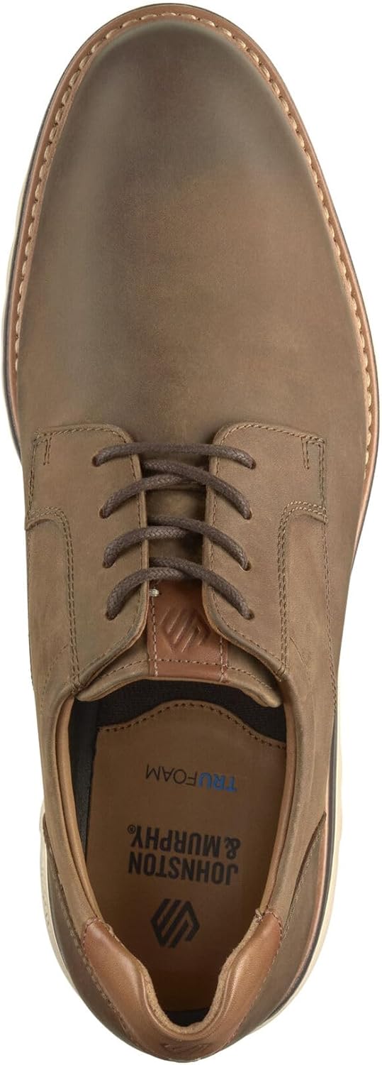 Johnston & Murphy Men's Braxton Plain Toe Lace-Up Dress Casual Oxford - Image 2