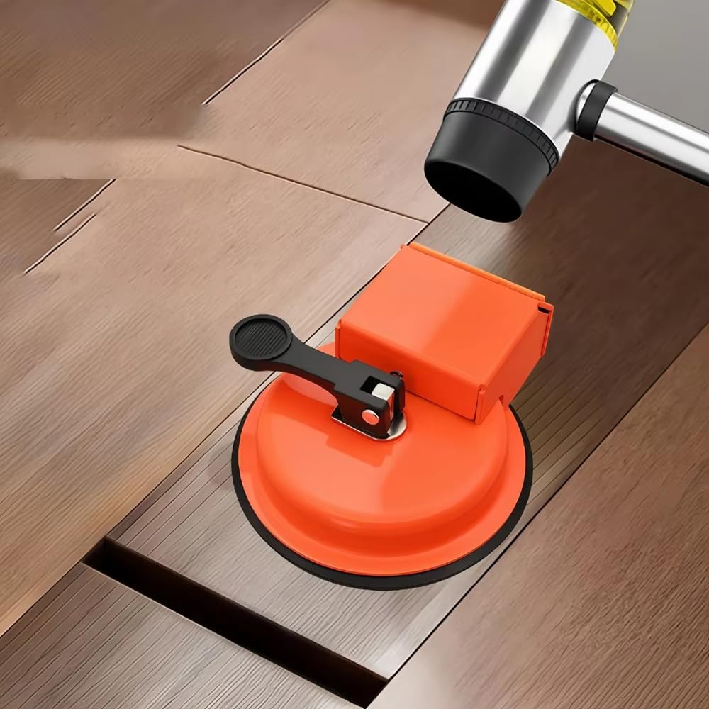 Herramienta para Reparar Juntas de Suelo, Ventosa y Mazo, para Reparar Juntas en Suelos Laminados de Vinilo, Kit de Instalación de Suelos de Madera para Rellenar Juntas de Suelo