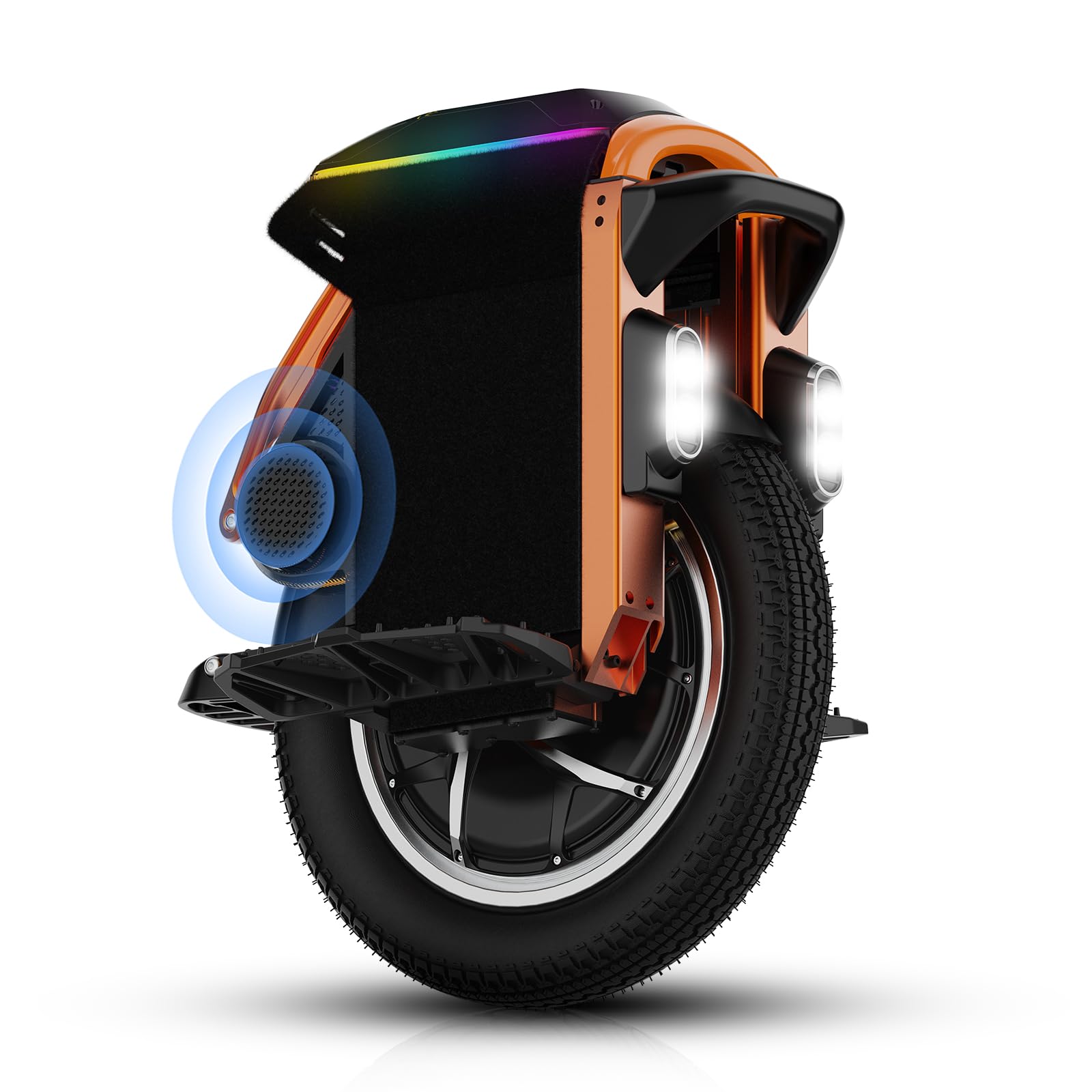 KINGSONG Elektrisch Einrad S16 Pro 1480Wh, Motor 3000W, Reichweite bis zu 120 km, Begrenzte Geschwindigkeit 20km/h, Reifen 16", Matrixbildschirm