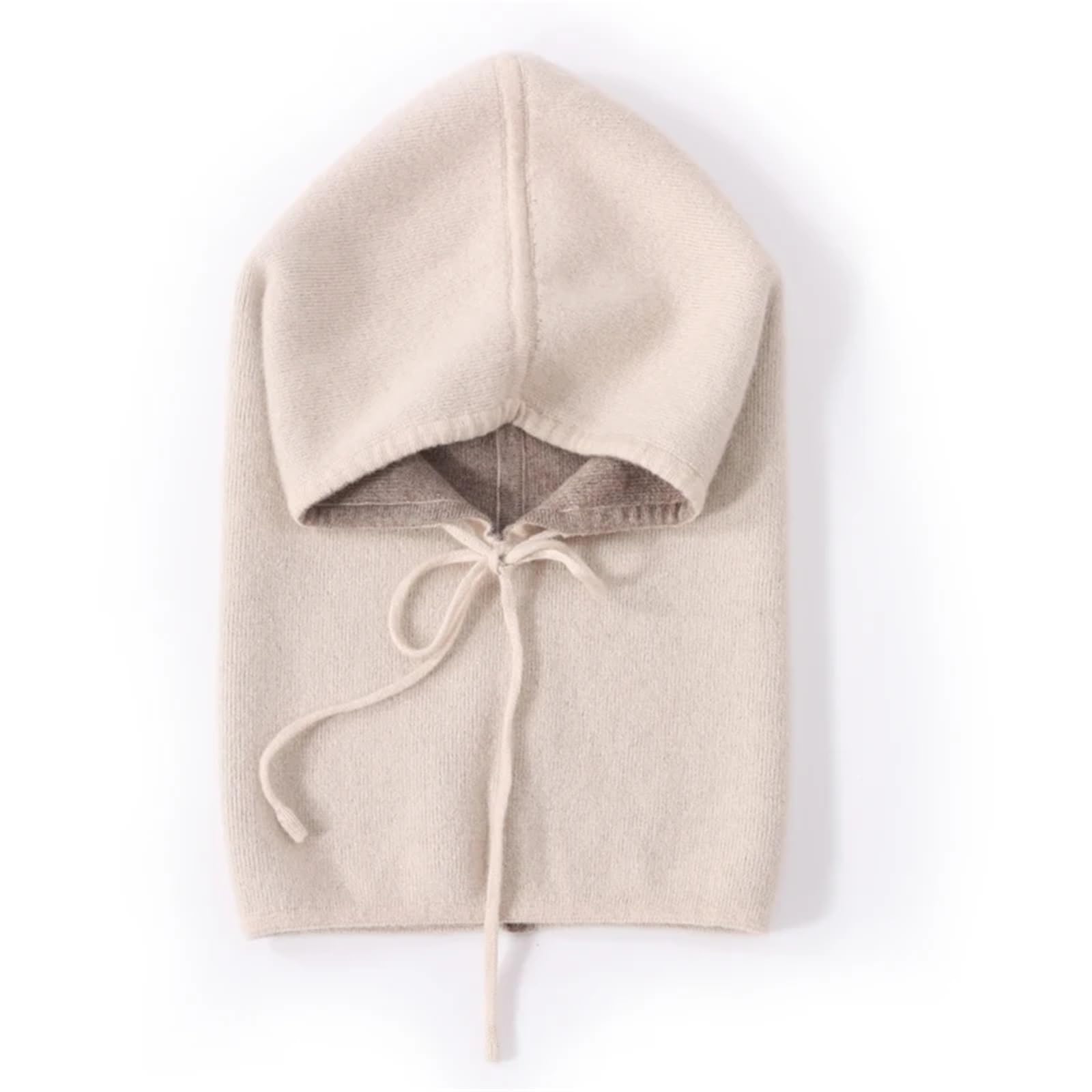 Gorro Unisex de Cachemir, cálido y Grueso con cordón Ajustable, Que Protege Las Orejas, la Cara el Cuello. Bufanda Multifuncional para Esquí Correr