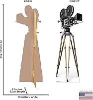 Vista 2 de Cardboard People Soporte de cartón de tamaño real para cámara Hollywood