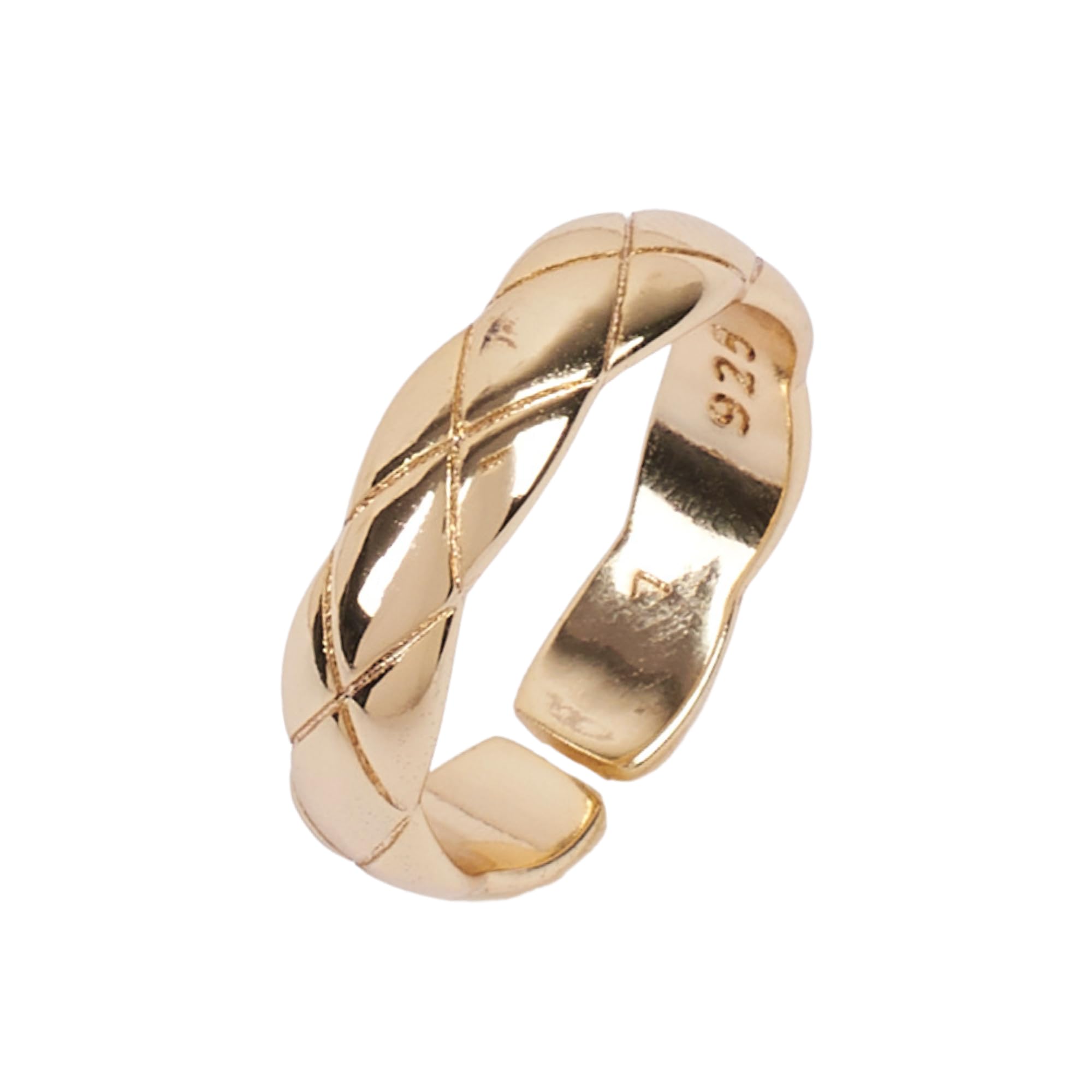 SALTY Verben Swirl Gold Finger Ring for Women & Girls | 14K Gold Plating | Anti-Tarnish | Fancy | Stylish & Minimal | Birthday Gift | Aesthetic Jewellery | Accessories for Everyday Wear (B0DBZDGJMD) Amazon Price History, Amazon Price Tracker
