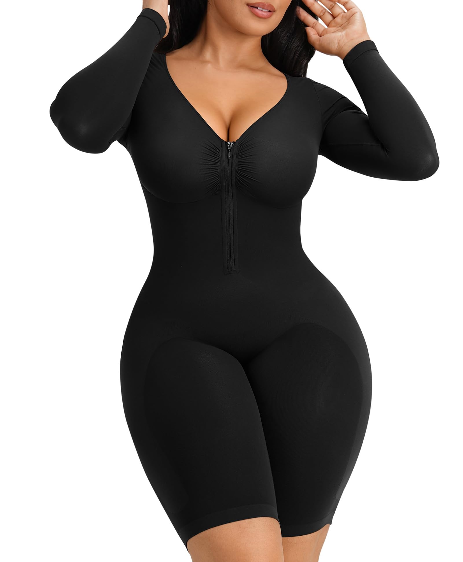 Photo 1 of SHAPELLX Long Sleeve Bodysuit Tummy Control - M