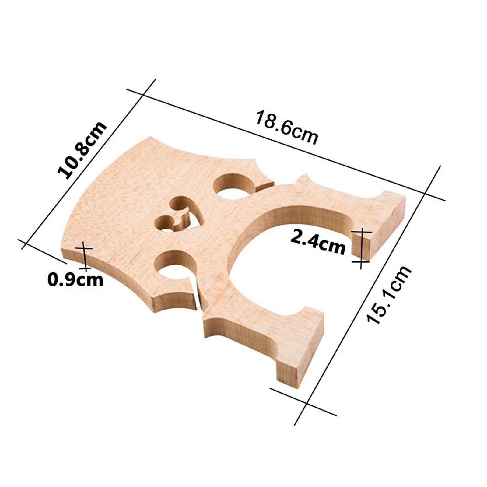 Zubehör Für Streichinstrumente 1 Stück 3/4 Ahornbrücke Für Kontrabass Zubehör