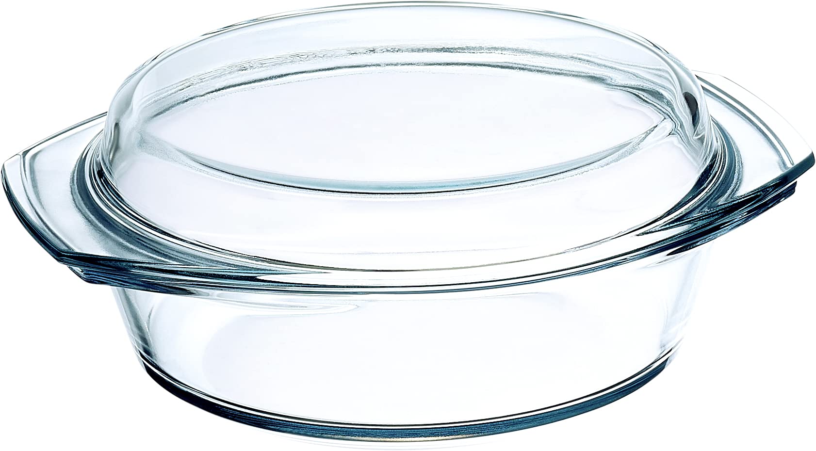 Buy Simax Round Glass Casserole Dish Clear Glass Round Casserole Dish