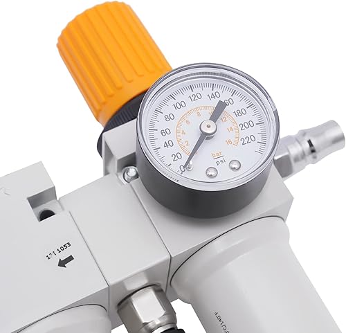 Miniatura 8 de KONKENIE Compresor de aire de 10 bar145 psi, regulador separador de agua y aceite para cambiador de neumáticos, accesorios de filtro completo con
