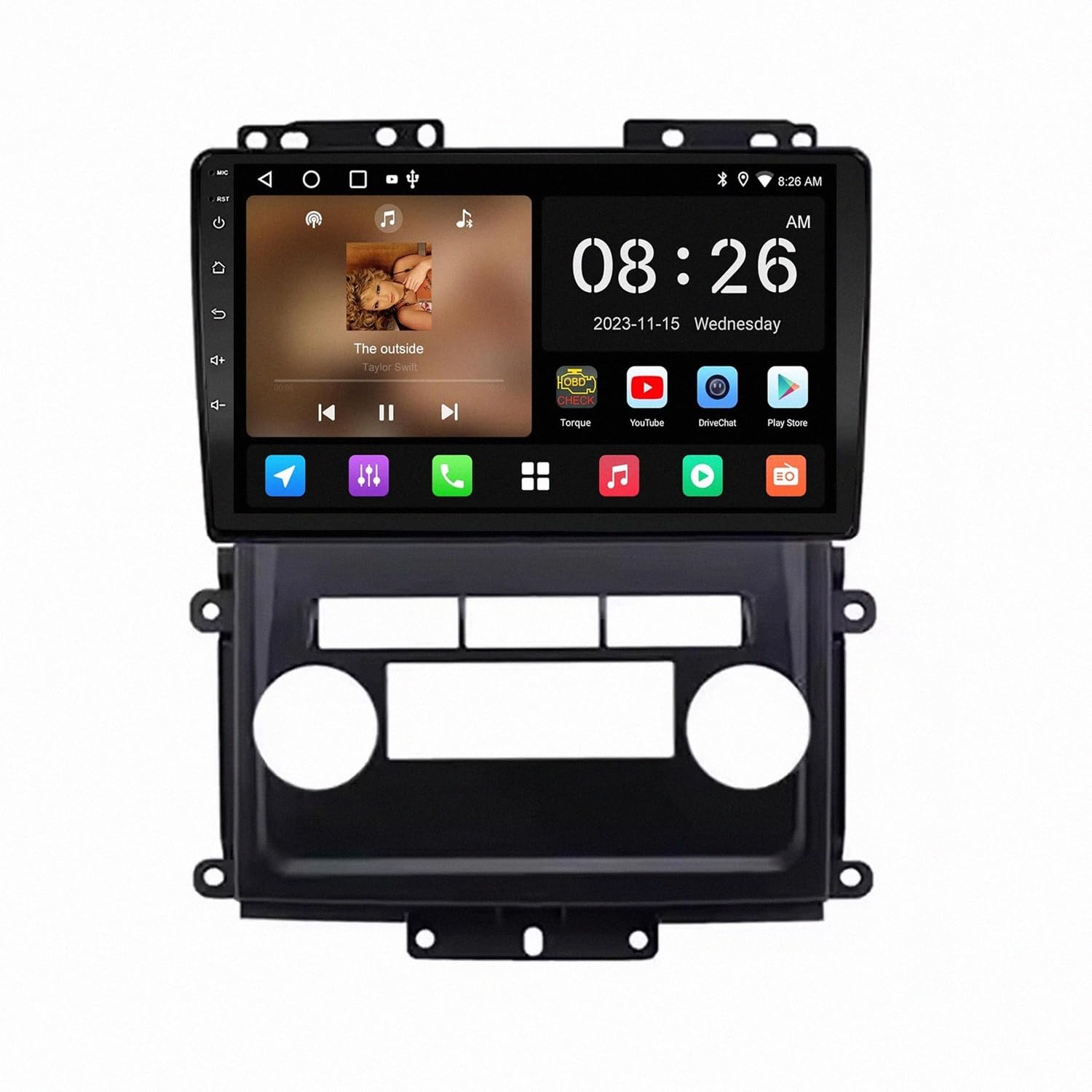 Navigatore Auto Navigazione Gps 2 Din per Nissan Frontier Xterra N50 2009-2012 Wireless Carplay Android Auto Stereo Bluetooth Ips con Pantalla Táctil con Gps, 4 Nucleo 2G+32G