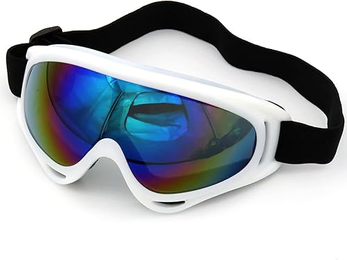 KUDES Gafas de esquí, protección UV, gafas de sol de snowboard, ciclismo, motocicleta, deportes de nieve, accesorios para niños, jóvenes y adultos