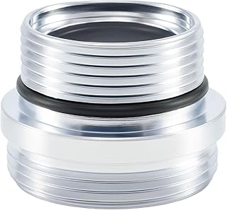 Adaptador de grifo, rosca externa M18.5 a rosca externa M22, adaptador de aireador de grifo, adecuado para conectar aireadores a grifos de cocina, (M18.5-M22)