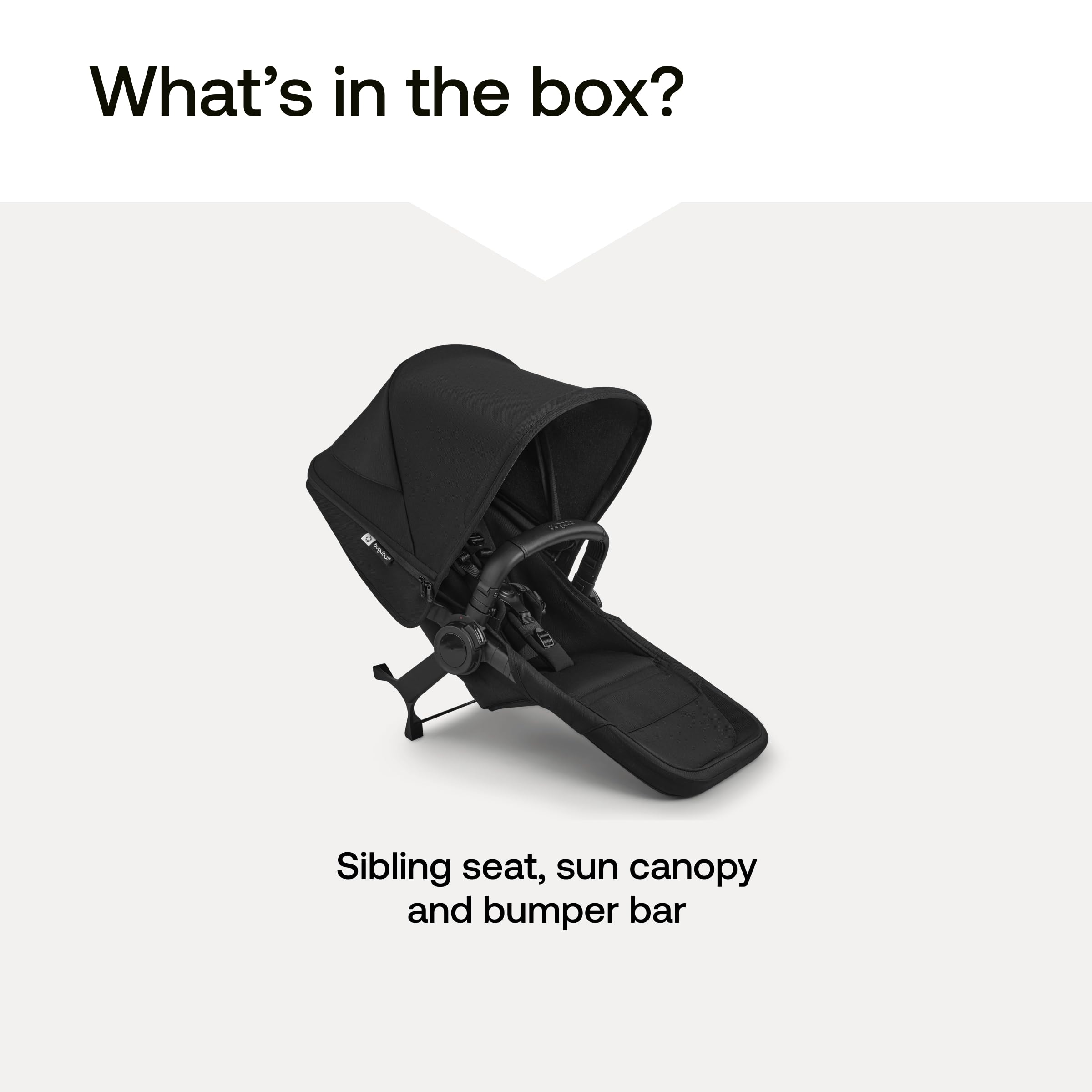 Bugaboo Donkey 6 Sibling Seat for Side-by-Side Double Stroller - Deep Indigo