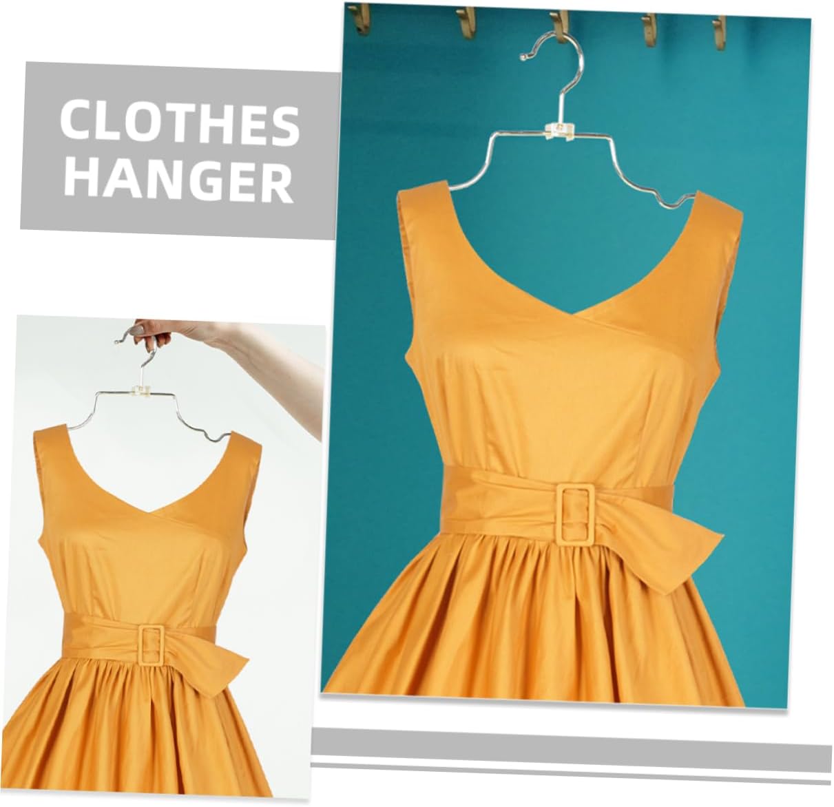 Lingerie Hanging Rack 2pcs Metal Swimsuit Hangers Display Easy to Use for Home and Retail Store