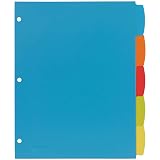 Avery Write & Erase Plastic Dividers, 5-Tab, Multicolor, 3 Sets – view 4