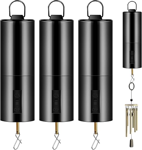 2 piezas de gancho giratorio negro colgante giratorio giratorio de viento móvil con batería multipropósito gancho giratorio para decoración de