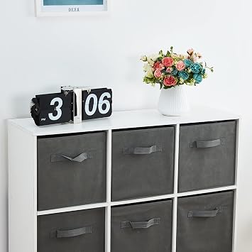 Mondeer 9 Cube Storage Unit, 90 x 30 x 90 cm, White