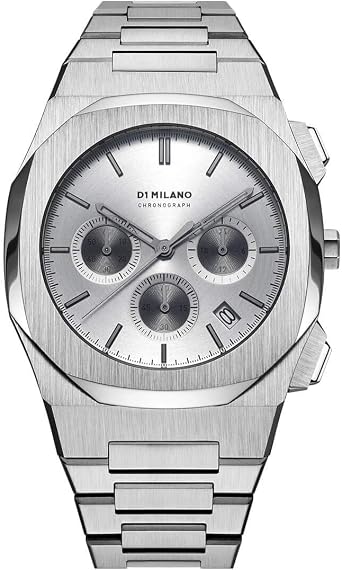 D1 MILANO Orologio al Quarzo Charcoal Grey da Uomo Analogico Quarzo con  cinturino in Acciaio CHBJ03 : Amazon.it: Orologi