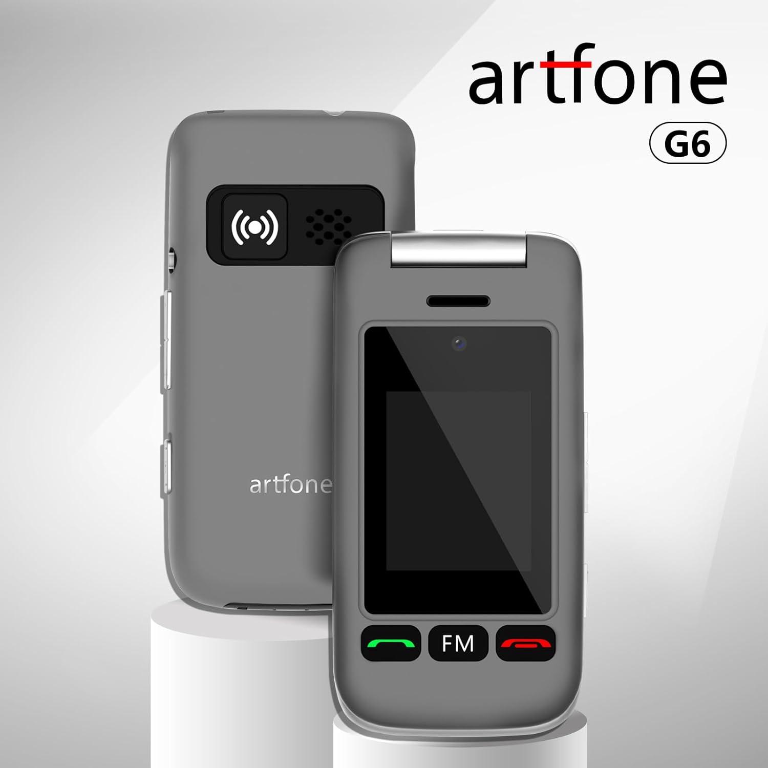artfone G6 phone and charging station