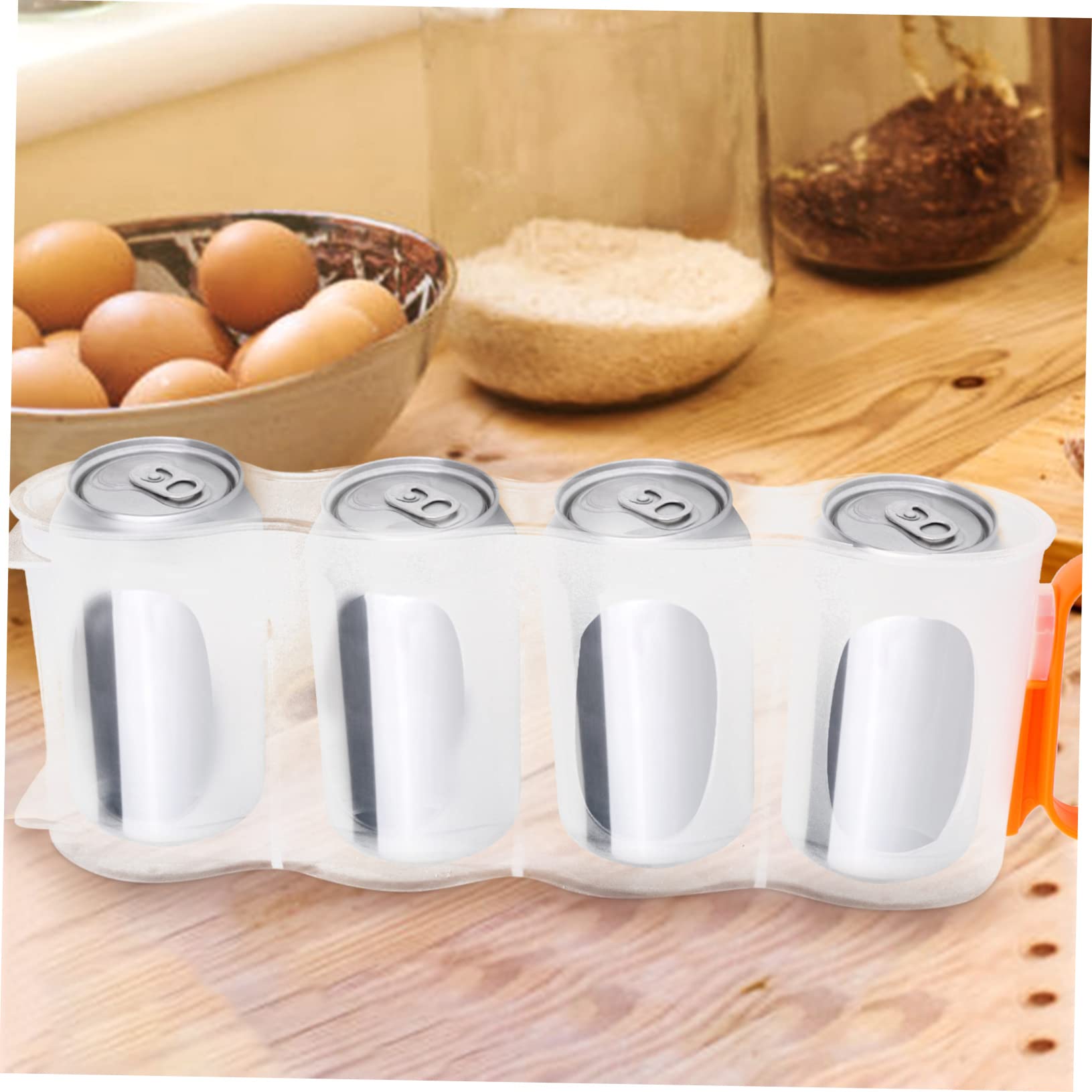 GAROZATION Soda Can Organizer for Fridge Multi-Functional Beverage Storage Dispenser Neat Tidy Kitchen for Beer and Canned Drinks Versatile Design for Home Office Use