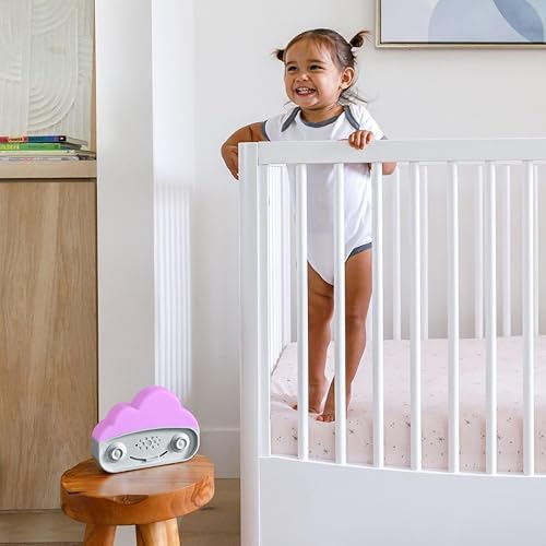 Miniatura 3 de Happiest Baby SNOObie - Máquina inteligente de ruido blanco, máquina de sonido portátil para bebés con luz nocturna, 12 sonidos relajantes para