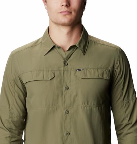 Image of Columbia Men Omni-Shade Silver Ridge 2.0 Shirt for Hiking | Trekking | Camping | Safari | Sun Protection