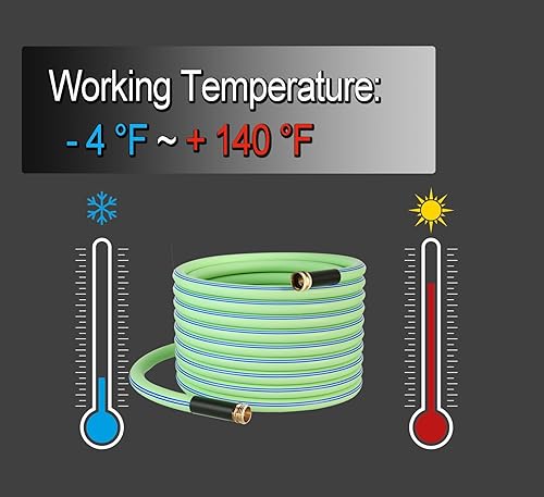 Vista 40 de Atlantic Manguera de jardín resistente de 1 pie x 5/8 pulgadas, verde, manguera de líder de conexión corta (1 pie)
