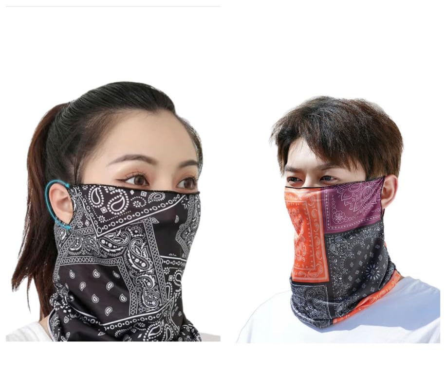 Image of Sun UV Protection Face Cover Scarf Mask Neck Gaiter Breathable Windproof Bandana Neck Gaiters