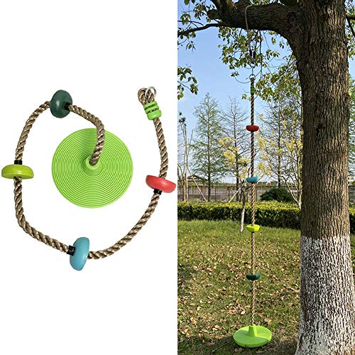 Tragbarer Ninja Warrior Hindernislauf, 10m Slackline Kit mit Affenstangen für Kinder Alter 5-17, einfache Einrichtung Hinterhof Spielplatz für Kernstärke und Balance