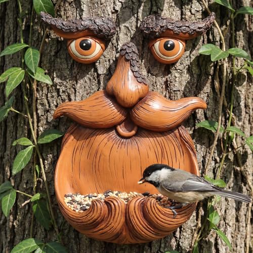Tree Faces Decor Outdoor Eyes Glow in Dark Tree Face for Tree Decoration Tree Face Decor Tree Art for Lawn Garden Patio Backyard Ornaments