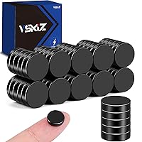 Vista 7 de 50 piezas de imanes para nevera, 3 tamaños diferentes de imanes pequeños, imanes de tierras raras, imanes de neodimio fuertes para pizarra