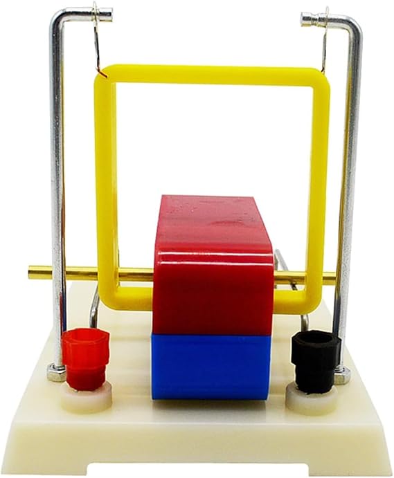 VERIMP Magnetic Field Effect On Current Experimenter Left-Hand Rule Ampere's Force Physics Teaching Instrument Copper Guide Rail Square Coil Physics Experiment Equipment Electromagnetic