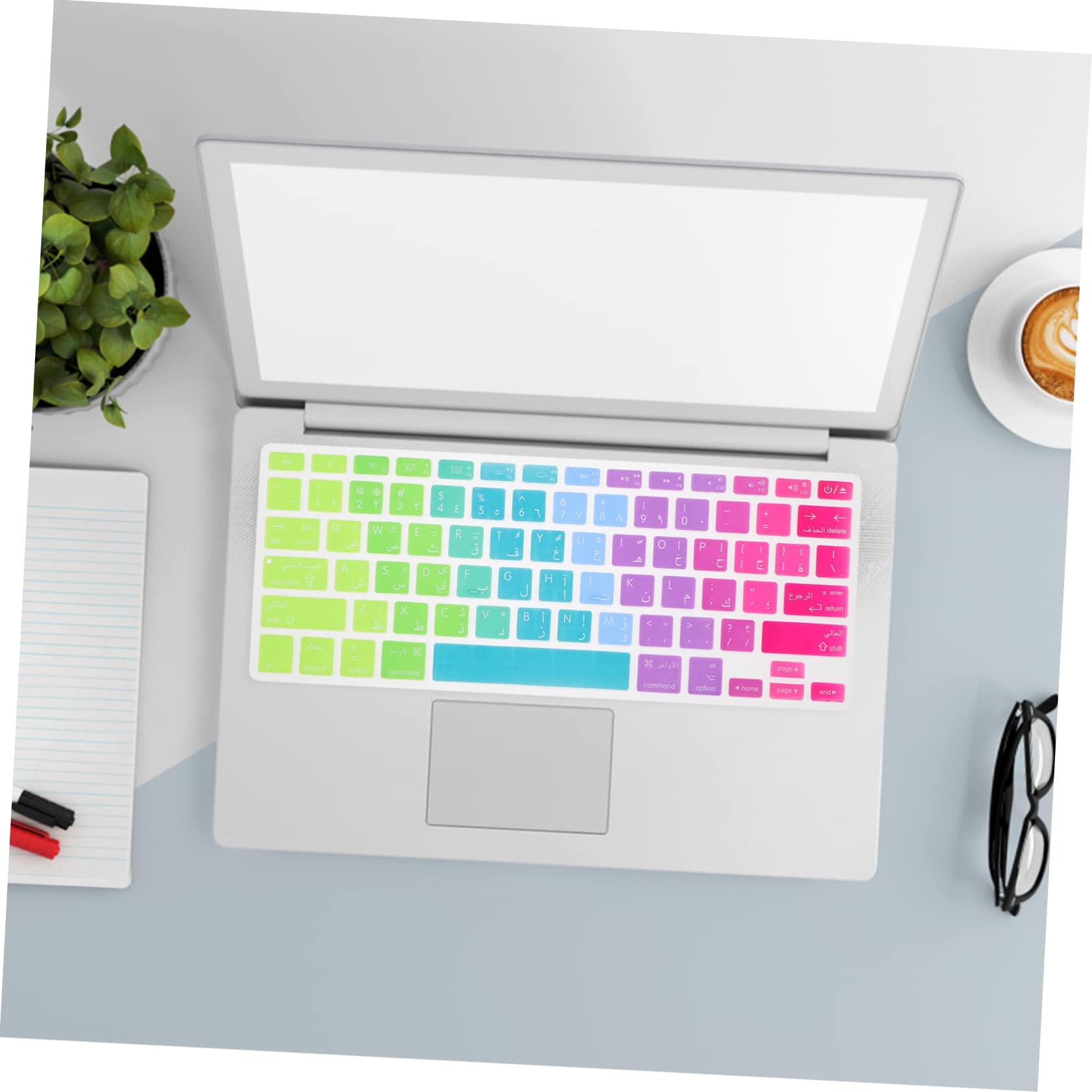 OSALADI 10piezas Cubierta De Teclado De para Pro De Protector De Teclado Arabe