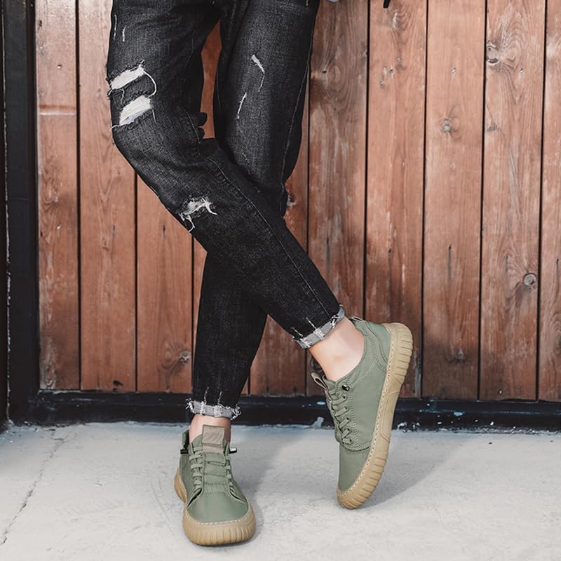 Summer Casual Outdoor Low Top Men Shoes Canvas Slip-on Breathable Non-Slip Lightweight Comfort Travel Sport Jogging Shoes - Image 8