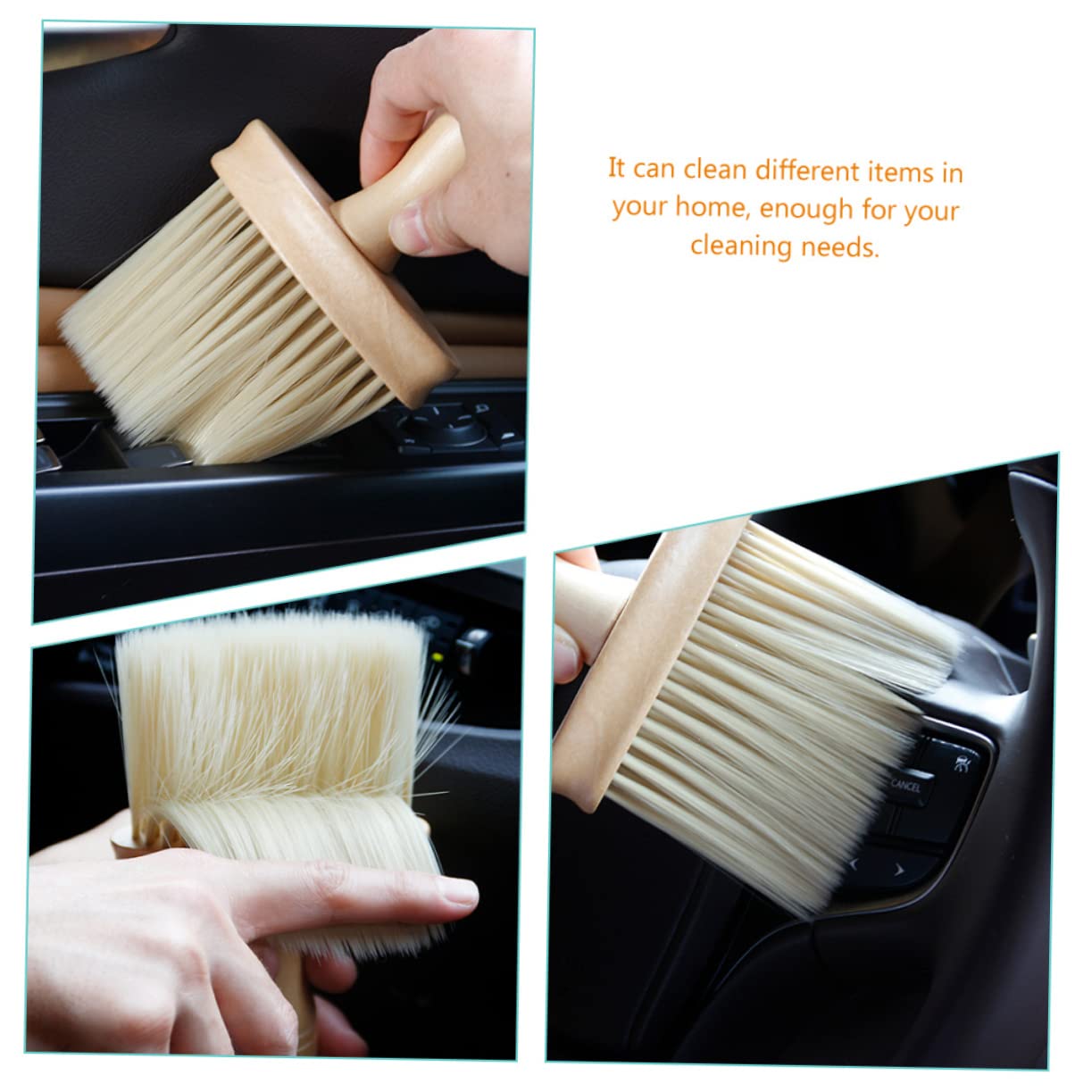 iplusmile 5stücke Auto Innenreinigungsbürste Ergonomischer Handgriff Weiche Borsten Für Klimaanlage Und Detailpflege Für Gründliche Reinigung Von Autoinnenräumen Und Lüftungsschlitzen
