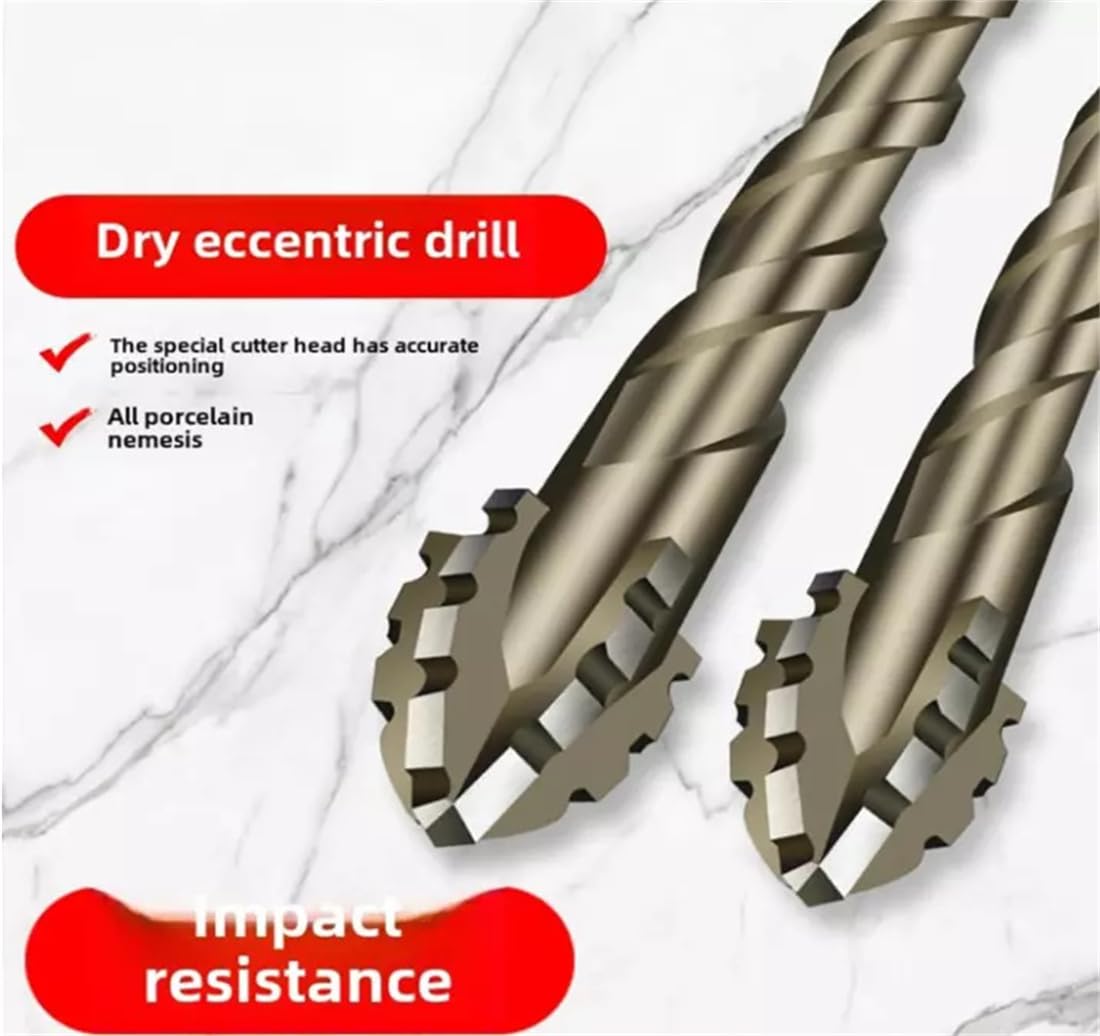 7 Pcs New Four-Flute Sawtooth Eccentric Drill Bit, 3/4/5/6/8/10 - View #9