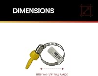 Vista 4 de Pro Tie 33264 SAE - Abrazadera de manguera de acero inoxidable, tamaño 12, 11/16 pulgadas, 1-1/4 pulgadas, 4 unidades, color plateado