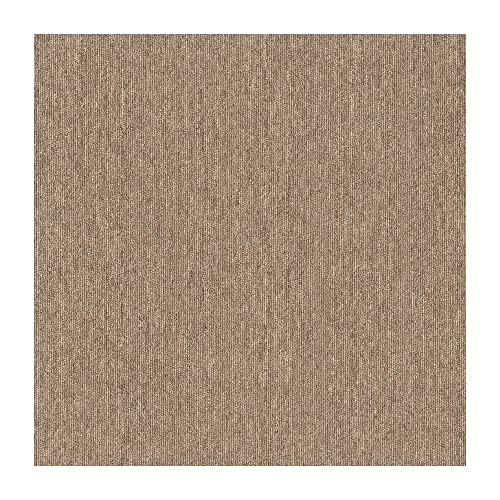 Image of Mohawk Basics 8 inch x 8 inch Carpet Tile Sample with EnviroStrand PET Fiber in Walnut, (1 Sample)