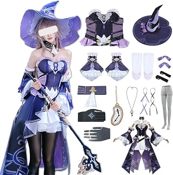 Women Cosplay Costume Dress Uniform Outfit Halloween Full Accessories