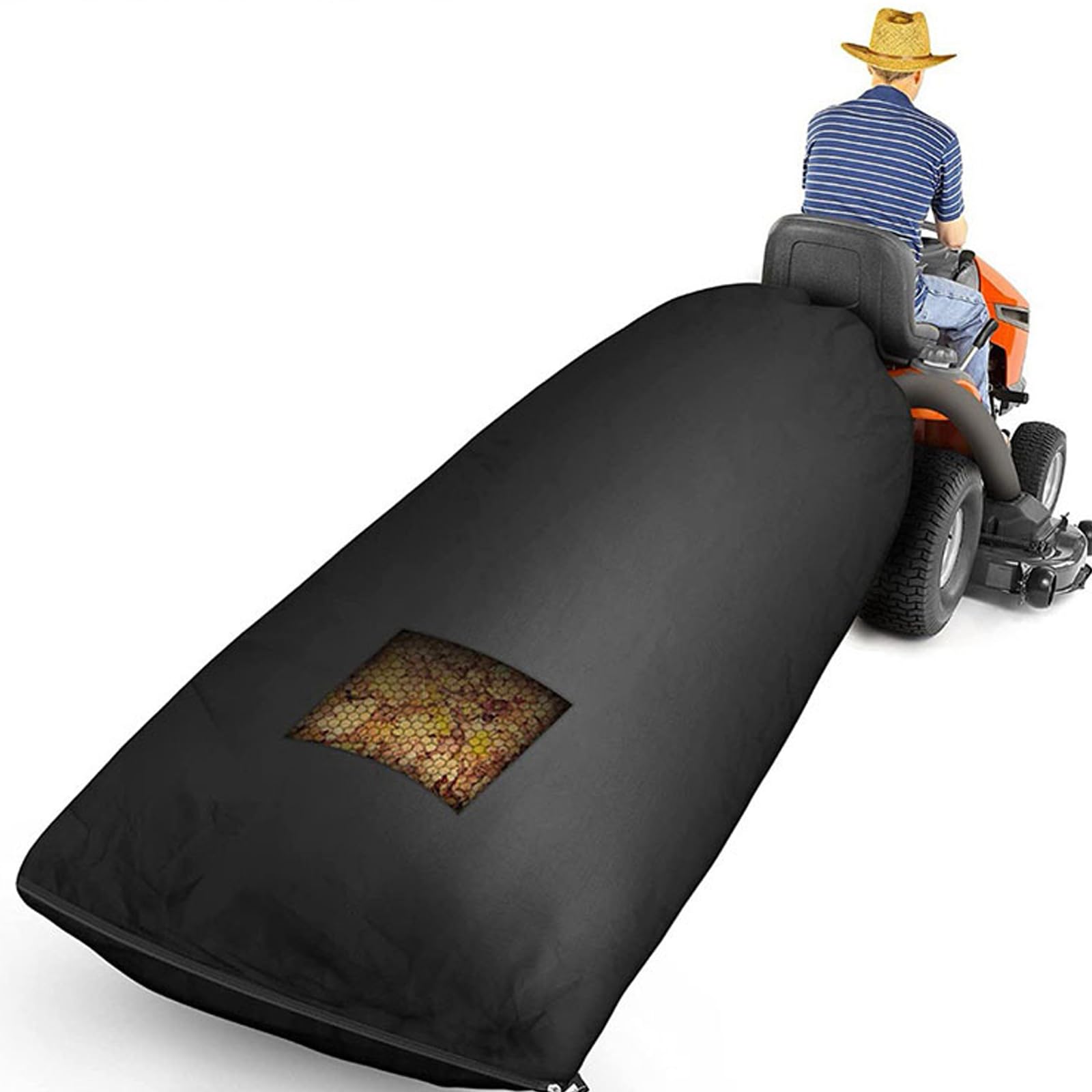 Bolsa de recogida de agujas de 79 pulgadas fabricada con tela universitaria 420D mejorada con capa impermeable de polietileno para mayor durabilidad.
