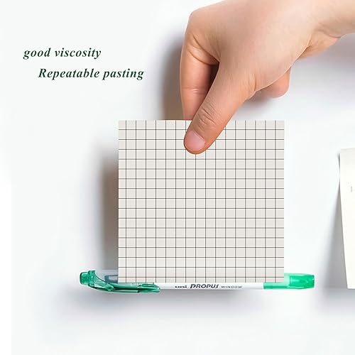 Miniatura 7 de NatureTouch Sticky Notes - Paquete de 6 notas adhesivas autoadhesivas de 3 x 3 pulgadas en papel de protección ocular, múltiples diseños de blocs