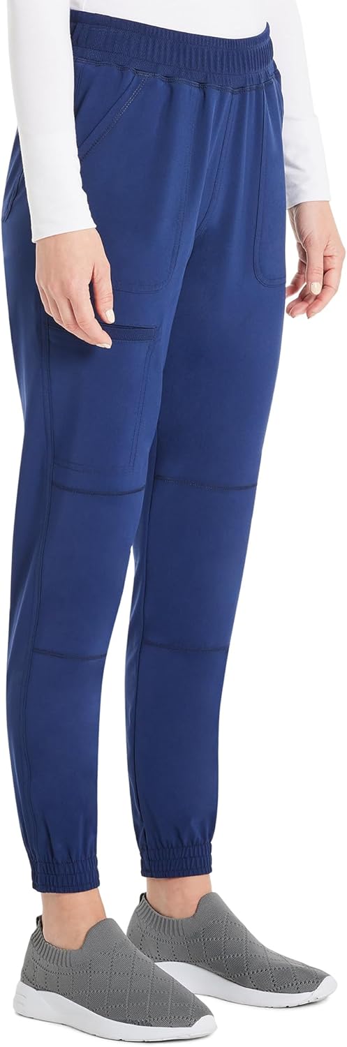 Scrubstar Womens Jogger Scrub Pants Yoga Waistband, 4 Pockets, Soft Stretch Fabric, Moisture Control Medical Uniform Bottoms - Image 5