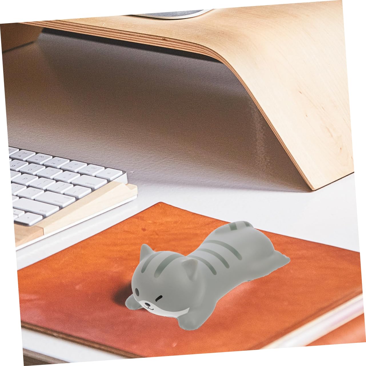 Angoily 4 Sätze Katzen Mauspad Ergonomische Handgelenkauflage Für Computer Komfortable Unterstützung Für Handgelenk Und Hand Für Büro Und Niedliches Design 2 Stücke * 4